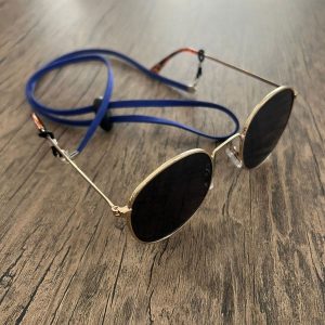 Strap portalentes gamuzado azul