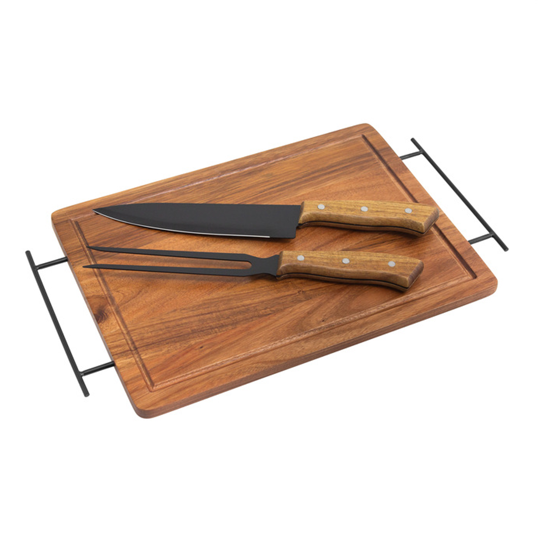 TABLA CON SET DE ASADO ACACIA - Imagen 3