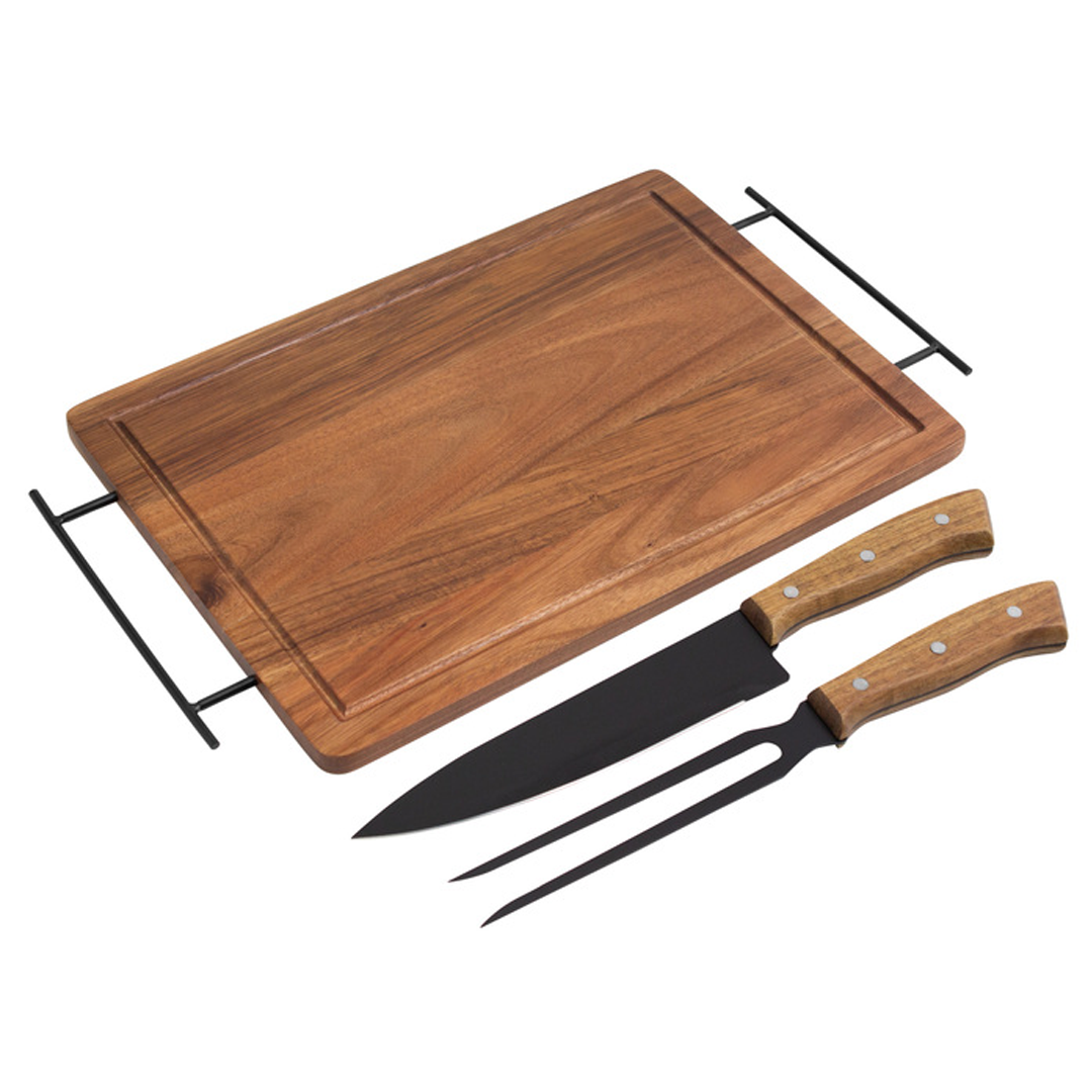 TABLA CON SET DE ASADO ACACIA - Imagen 2