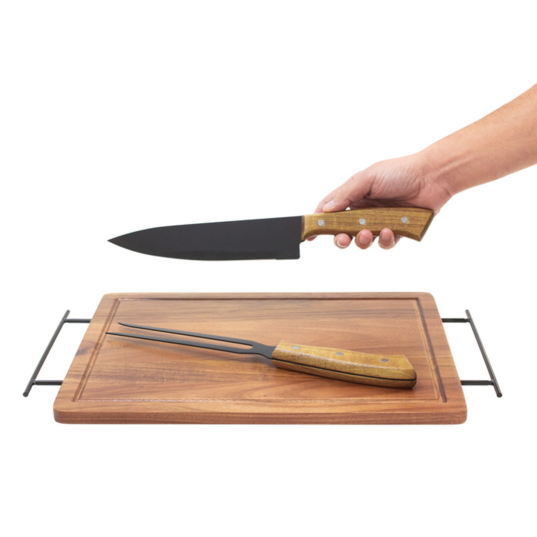 TABLA CON SET DE ASADO ACACIA - Imagen 4